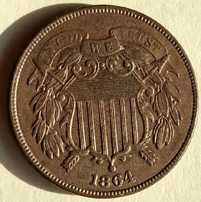 1864-2-Cent---Large-Motto